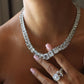 moissanite necklace