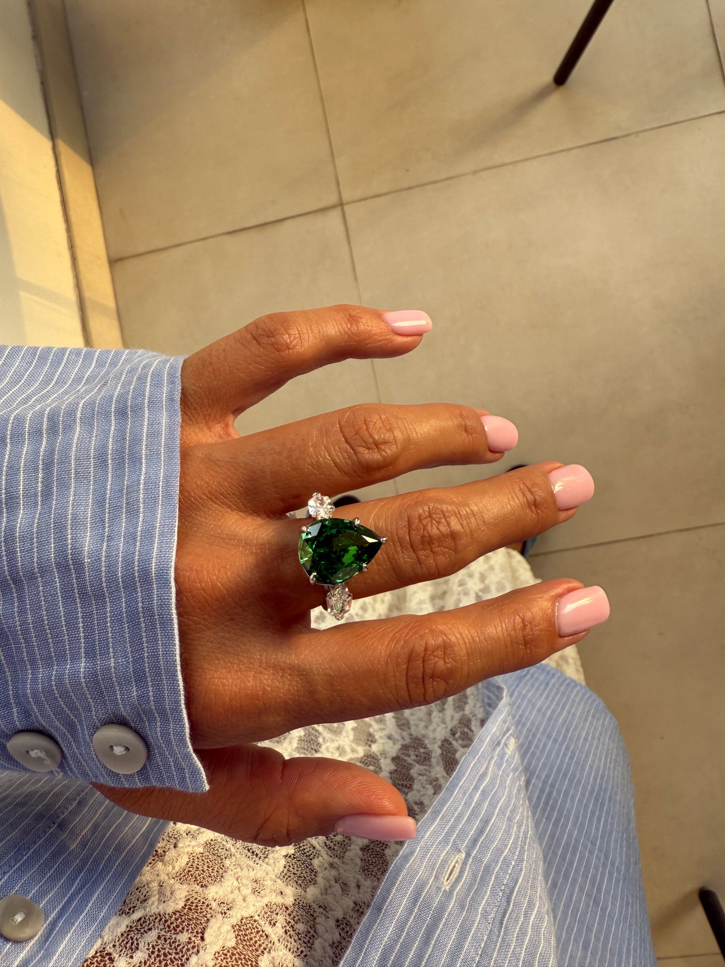 green stone