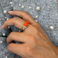 orange stone ring