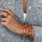 orange stone ring