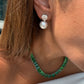 glimmer pearl hoops