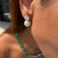 glimmer pearl hoops